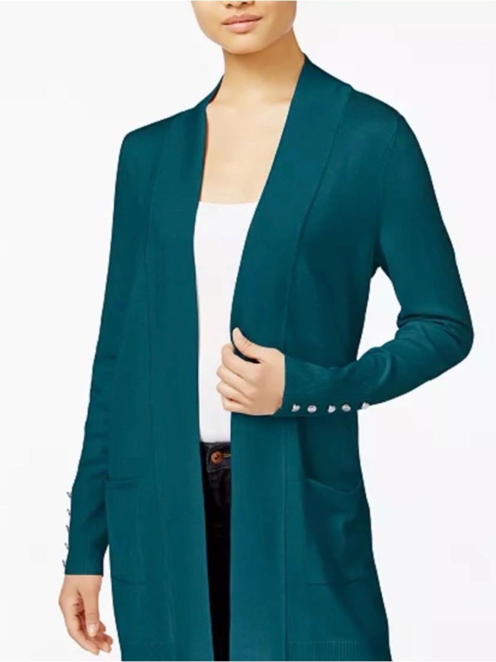 Christopher & Banks Deep Teal Women's Cardigan